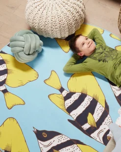 Beliani Matto Sininen 80 X 140 Cm Fizme Sale