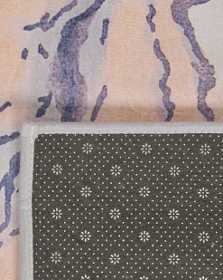 Beliani Matto Sininen/Beige 160 X 230 Cm Gebze Online