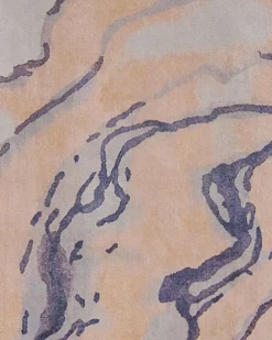 Beliani Matto Sininen/Beige 160 X 230 Cm Gebze Online