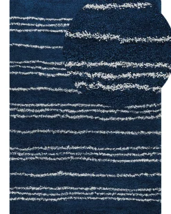 Beliani Matto Sininen/Valkoinen 160 X 230 Cm Tashir Discount