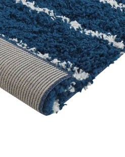 Beliani Matto Sininen/Valkoinen 160 X 230 Cm Tashir Discount
