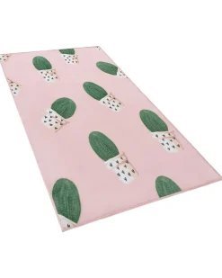 Beliani Matto Vaaleanpunainen 80 X 150 Cm Eldivan Online