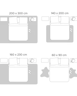 Beliani Matto Vaaleansininen 120 X 120 Cm Sirius Flash Sale