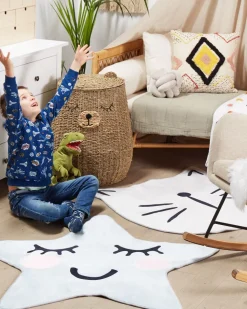 Beliani Matto Valkoinen 100 Cm Kitty Clearance