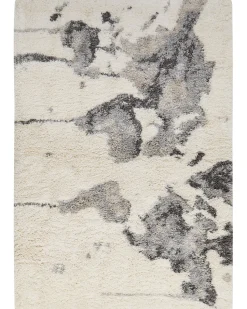 Beliani Matto Valkoinen/Harmaa 160 X 230 Cm Sevan Sale