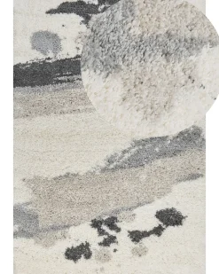 Beliani Matto Valkoinen/Harmaa 200 X 300 Cm Goris Fashion