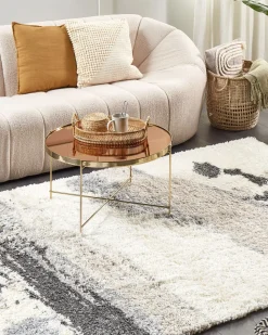 Beliani Matto Valkoinen/Harmaa 200 X 300 Cm Goris Fashion