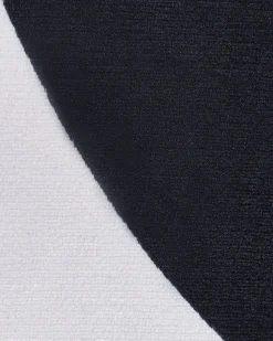 Beliani Matto Valkoinen/Musta 120 Cm Panda Fashion