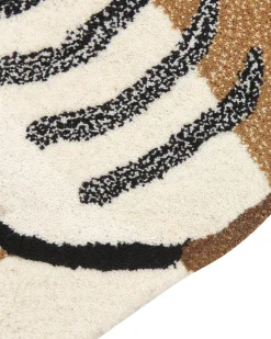 Beliani Matto Villa Beige 120 X 110 Cm Parker Outlet