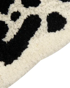 Beliani Matto Villa Beige/Musta 100 X 160 Cm Mibu Hot