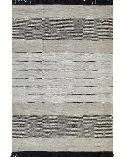 Beliani Matto Villa Beige/Musta 160 X 230 Cm Yazlik Shop