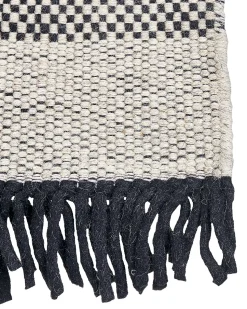 Beliani Matto Villa Beige/Musta 160 X 230 Cm Yazlik Shop