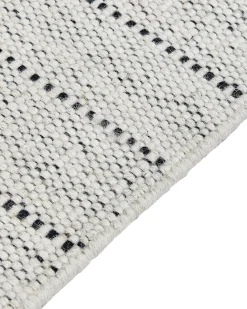 Beliani Matto Villa Beige/Musta 160 X 230 Cm Yazlik Shop