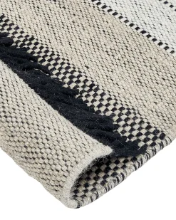 Beliani Matto Villa Beige/Musta 160 X 230 Cm Yazlik Shop