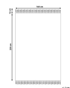 Beliani Matto Villa Harmaa 160 X 230 Cm Tekeler Best