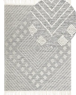 Beliani Matto Villa Harmaa/Valkoinen 160 X 230 Cm Savur Sale