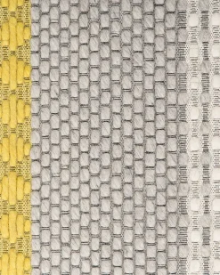 Beliani Matto Villa Keltainen/Harmaa 160 X 230 Cm Akkaya Outlet