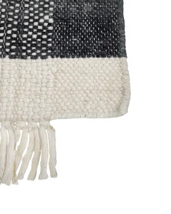 Beliani Matto Villa Musta/Luonnonvalkoinen 160 X 230 Cm Atlanti Discount