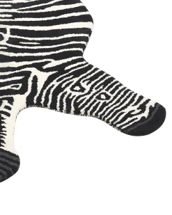 Beliani Matto Villa Musta/Valkoinen 100 X 160 Cm Marty Flash Sale