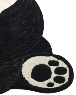 Beliani Matto Villa Musta/Valkoinen 100 X 160 Cm Jingjing Online