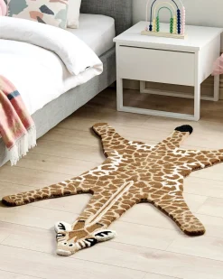 Beliani Matto Villa Ruskea/Beige 100 X 160 Cm Melman Store