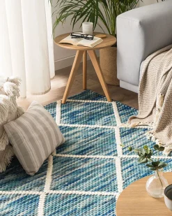 Beliani Matto Villa Sininen 160 X 230 Belenli Outlet