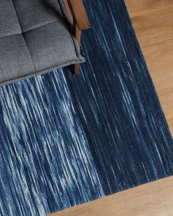 Beliani Matto Villa Sininen 160 X 230 Cm Kapakli Fashion