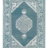 Beliani Matto Villa Sininen/Valkoinen 160 X 230 Cm Gevas Outlet