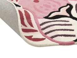 Beliani Matto Villa Vaaleanpunainen 120 X 110 Cm Parker Sale