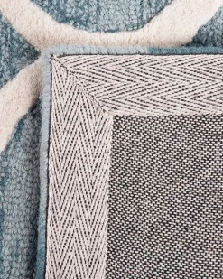 Beliani Matto Villa Vaaleansininen 160 X 230 Cm Yalova Cheap