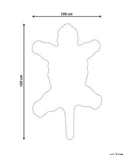 Beliani Matto Villa Valkoinen 100 X 160 Cm Taqqiq Sale