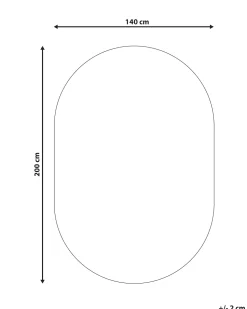 Beliani Matto Villa Valkoinen/Grafiitinharmaa 140 X 200 Cm Kweta Cheap