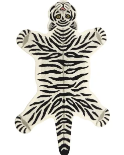 Beliani Matto Villa Valkoinen/Musta 100 X 160 Cm Shere Cheap