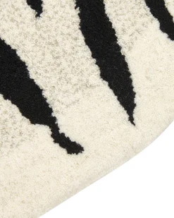 Beliani Matto Villa Valkoinen/Musta 100 X 160 Cm Shere Cheap