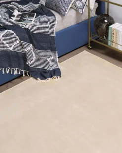 Beliani Matto Viskoosi Beige 160 X 230 Cm Gesi Ii Flash Sale