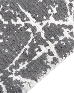 Beliani Matto Viskoosi Harmaa 160 X 230 Cm Hanli Hot