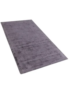 Beliani Matto Viskoosi Harmaa 80 X 150 Cm Gesi Clearance