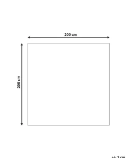 Beliani Matto Viskoosi Harmaa/Sininen 200 X 200 Cm Ercis Hot