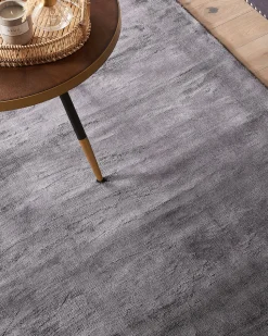 Beliani Matto Viskoosi Tummanharmaa 160 X 230 Cm Gesi Ii Shop