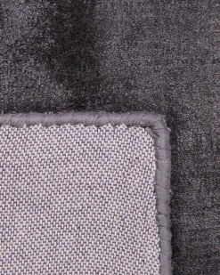 Beliani Matto Viskoosi Tummanharmaa 160 X 230 Cm Gesi Ii Shop