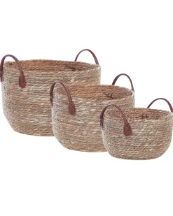 Beliani Meriruohokori Luonnonvari 3 Kpl Sayjar Online