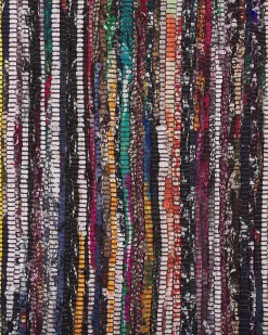 Beliani Monivarinen Tumma Puuvillamatto 160 X 230 Cm Danca Shop