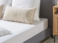 Beliani Muotoonommeltu Puuvillalakana 90 X 200 Cm Valkoinen Hofuf New