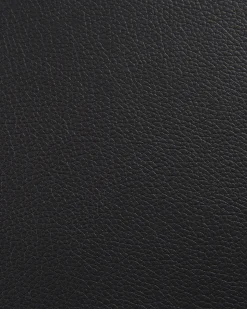 Beliani Musta Keinonahkainen Nojatuoli Leira Fashion