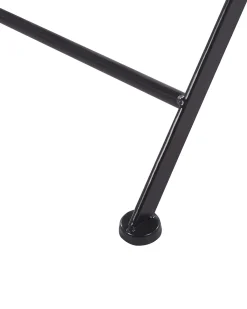 Beliani Musta Rautainen Puutarhatuoli 2 Kpl Cariati Clearance