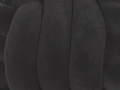 Beliani Musta Samettinen Solmutyyny O 30 Cm Malni Hot