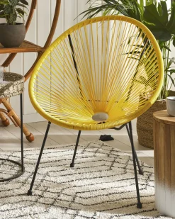 Beliani Narutuoli Polyrottinki Keltainen Acapulco Ii Shop