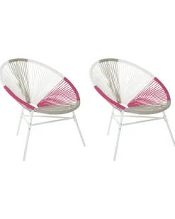 Beliani Narutuoli Polyrottinki Monivarinen Fuksia 2 Kpl Acapulco Shop