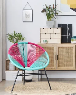 Beliani Narutuoli Polyrottinki Turkoosi/Pinkki 2 Kpl Acapulco Shop