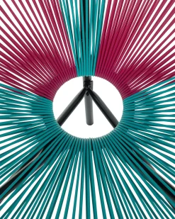 Beliani Narutuoli Polyrottinki Turkoosi/Pinkki 2 Kpl Acapulco Shop